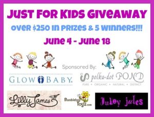 JustForKidsGiveawayLogo 50