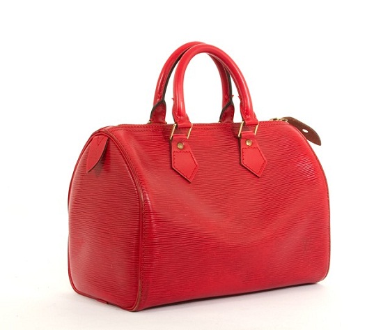 Louis Vitton Red epi speedy 25 bella bag 560 1