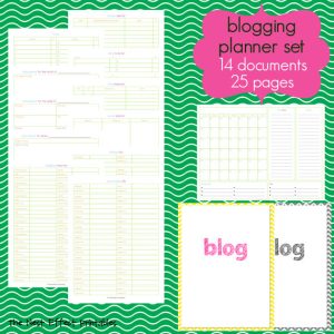 Blogger Planning Set4
