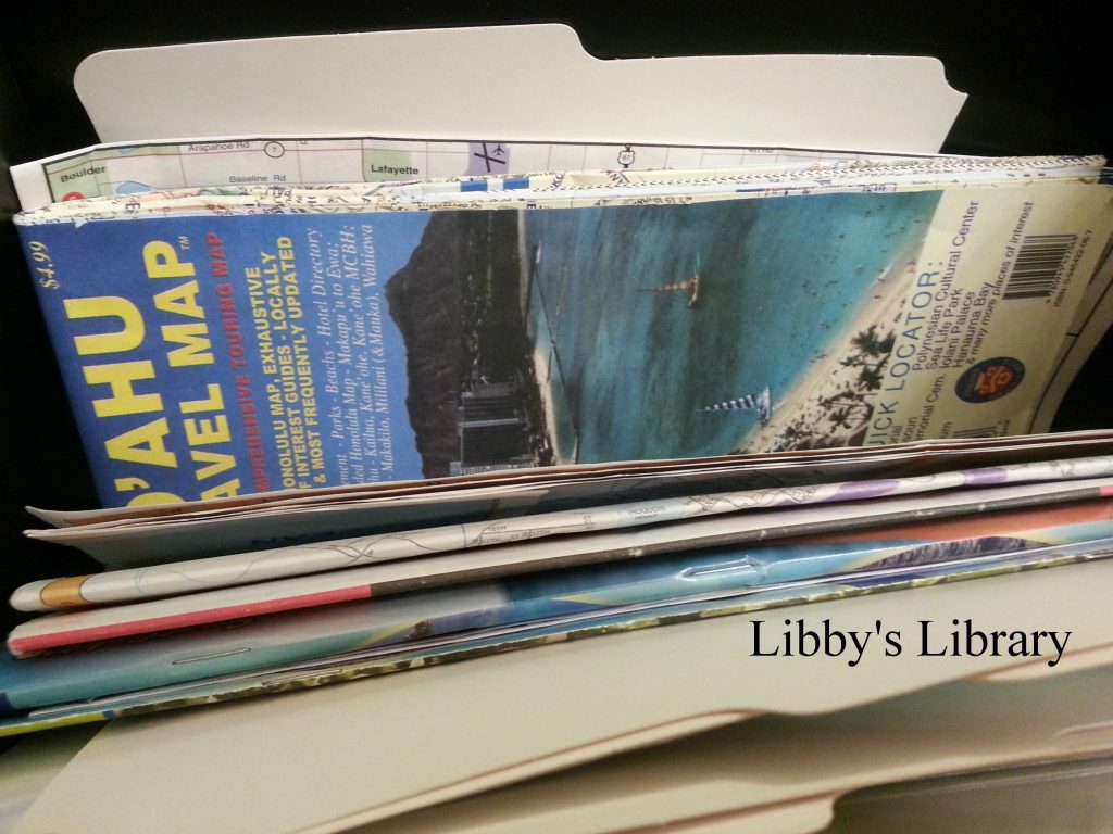 Photo Storage Box with Map