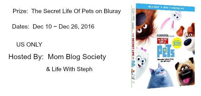 The Secret Life of Pets Giveaway