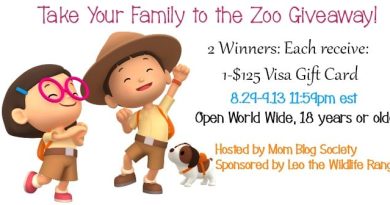 Take Your Family to the Zoo Win 1 of 2 $125 Visa GC