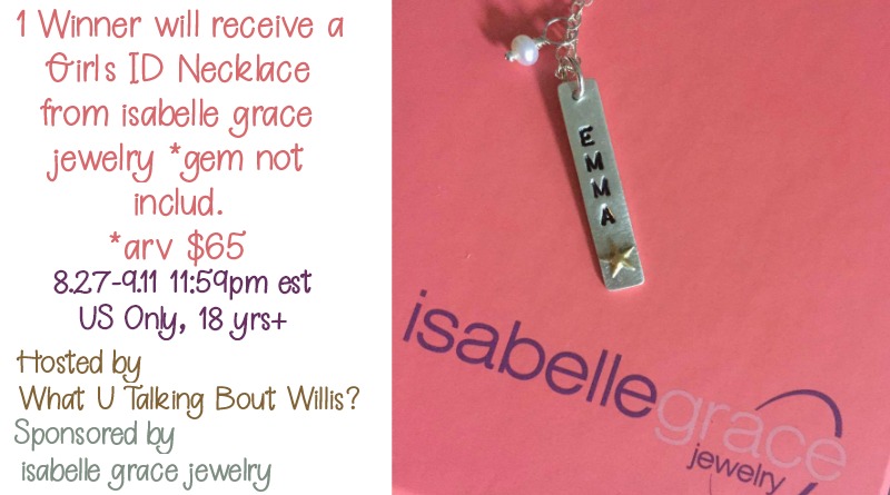 Enter to Win an isabelle grace Girl's ID Necklace (arv $65)