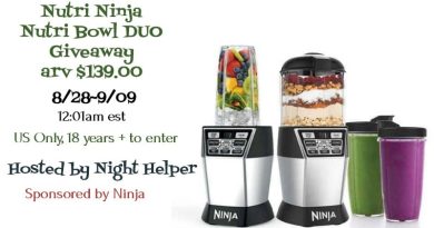 Enter to Win a Nutri Ninja Nutri Bowl DUO (arv $139)