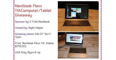 Nextbook Flexx 11A Computer/ Tablet Giveaway