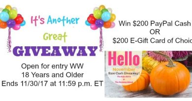 Hello November Giveaway Feature Image
