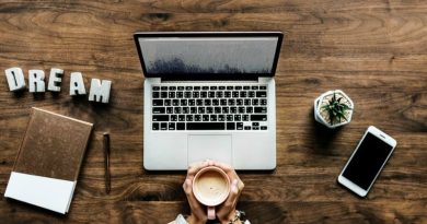 Desk with Laptop - Spruce Up Your Workspace