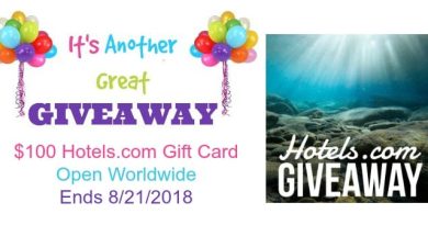 July Hotels.com Great Giveaway Feature Image