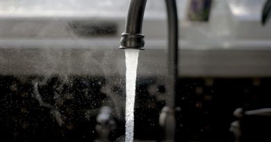 Faucet with Running Water