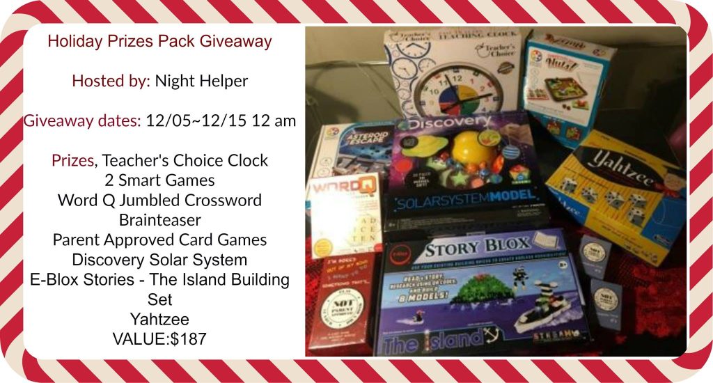 Holiday Prizes Pack Giveaway