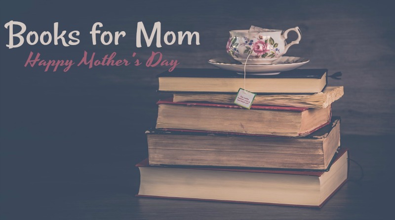 2019 Books fTeacup sitting on a stack of books or Mom for Mother's Day