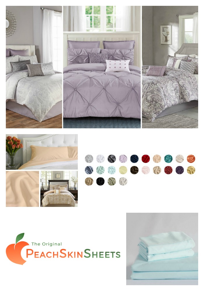 Bedding by PeachSkinSheets - Living With Cancer - Making it Easier Gift Guide