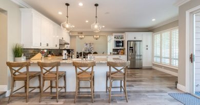 Kitchen with Stainless Steel Appliances and Bar with Brown Wooden Chairs - 5 Steps When You No Longer Like Your Home