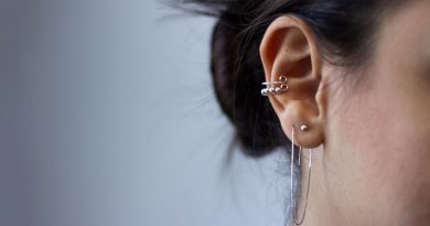 Woman's ear with multiple piercings -The Cutest Ear Piercings