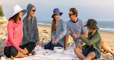 Family on Beach -