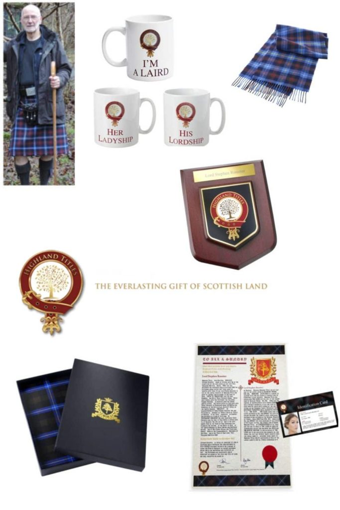 Highland Titles Give the Gift of a Title to Help to Beautiful Touches