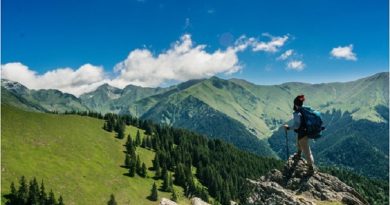 Man Standing on Rock Looking Over Valley - Top 5 Must Have Travel Gadgets