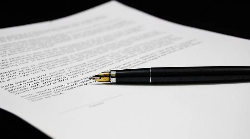 Legal Document and Fountain Pen - Writing a Will
