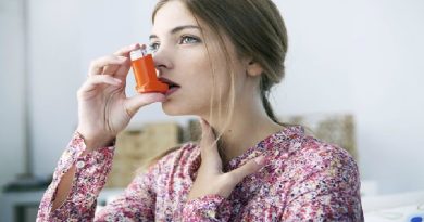 Woman Using Inhaler - How to Control Asthma on the Go
