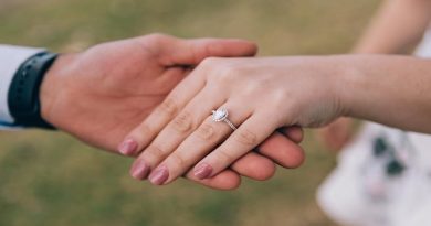 Couples Hands Showing Engagement Ring - The Perfect Engagement Ring