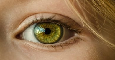 Green Eye Up Close - Retinal Detachment
