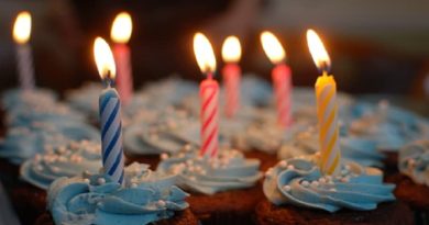 Lit Birthday Candles - Birthday