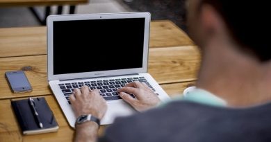 Man working on laptop - pre employment tests