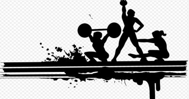 Silhouette of 3 people working out in a gym - Leggings For Gymwear