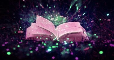 Open book lit with Electroluminescent Wire