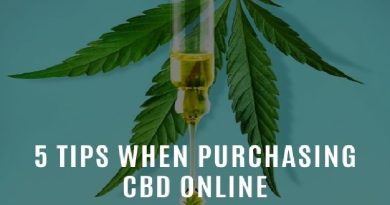 Marijuana Plant and CBD Oil - Purchasing CBD Online