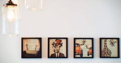 Wall with whimsical framed photos - Redecorating Your Home in 2020