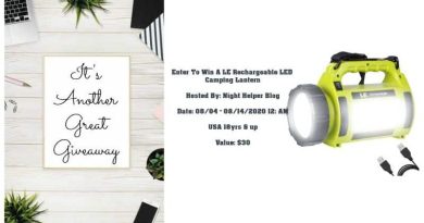 Camping Lantern Giveaway FI