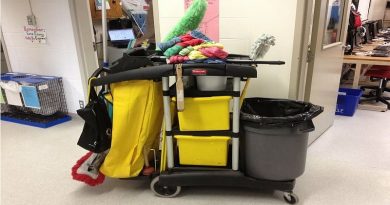 Cleaning Cart and Cleaning Supplies - Commercial Cleaning Services