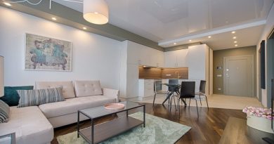 Neutral living dining and kitchen in apartment-Make Your Home Look Expensive, Inexpensively