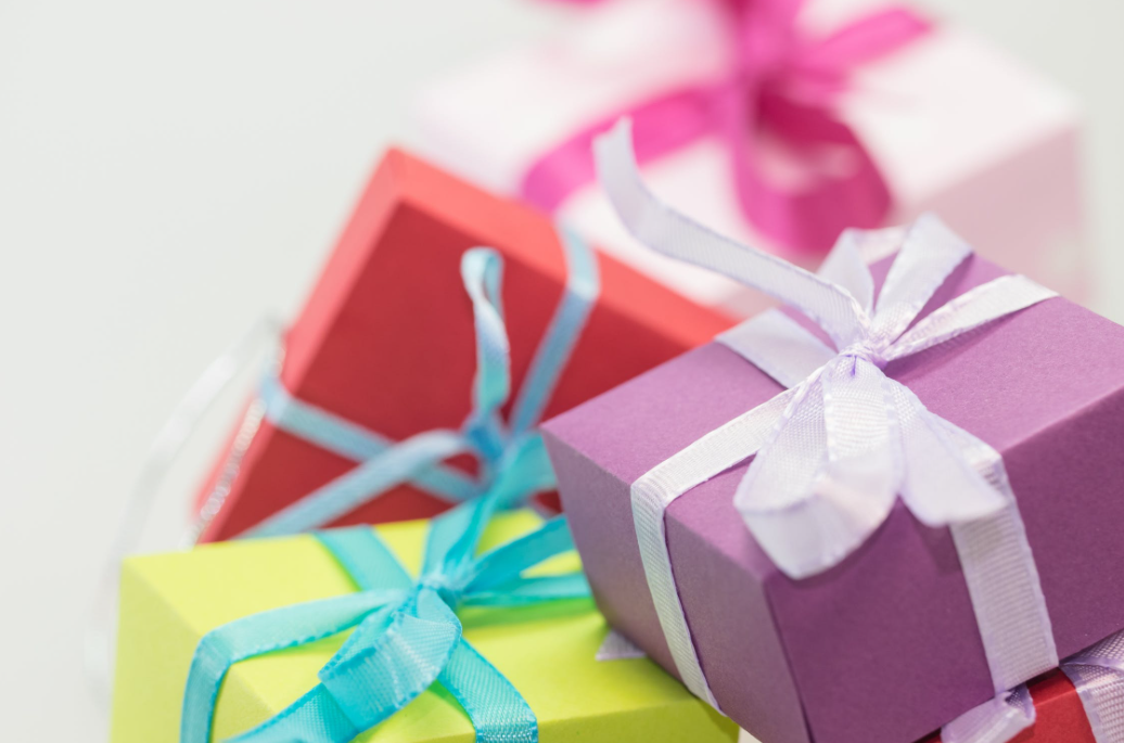 Brightly Colored Wrapped Gifts The Most Impressive Gifts