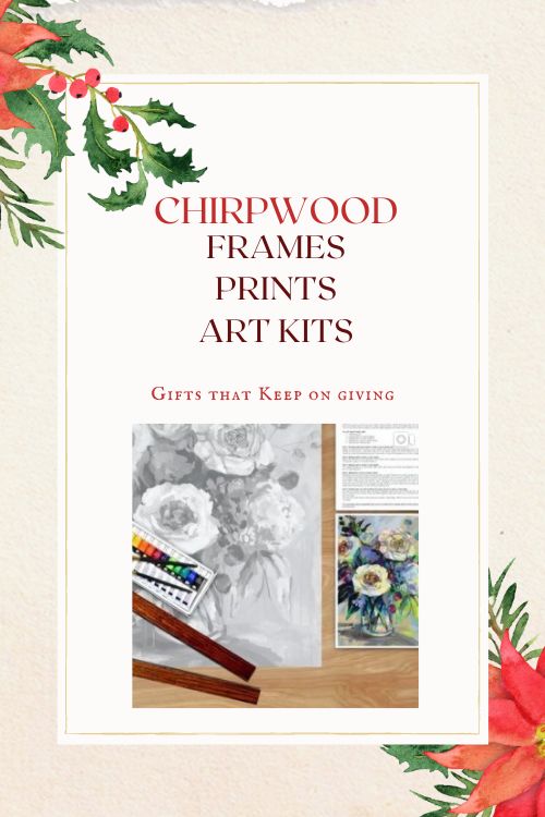 High End Painting fun with CHIRPWOOD Art Kits