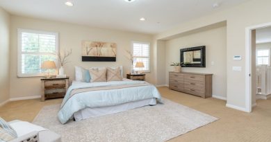Calm Neutral Bedroom with Pale Blue Accents Feel Happier At Home