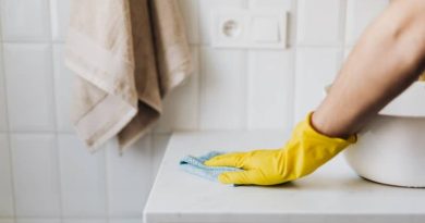 Cleaning Bathroom Vanity