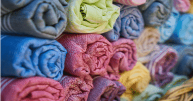 Rolls of Fabric Use Fabric to Change the Look of a Room