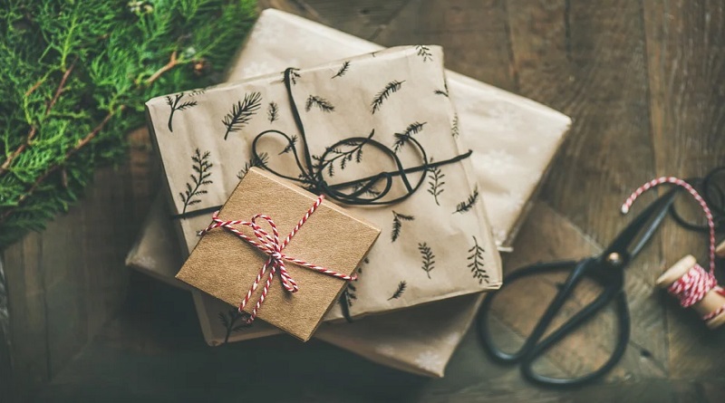 Gifts wrapped in craft paper and tied with string Meaningful Christmas Gifts