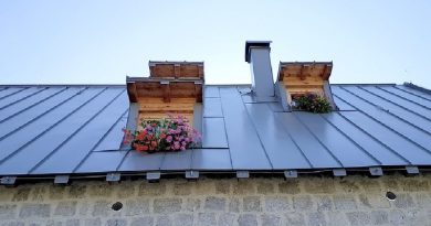 Metal Roof on Stone Cottage