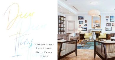 Décor Items That Should Be In Every Home Lovely Living room with wood floors and blue area rug