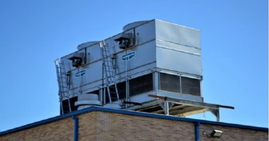 HVAC Unit on Roof of Building