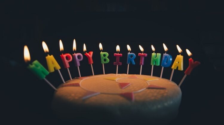 Make A Pandemic Birthday Special Birthday Cake with Lit Candles