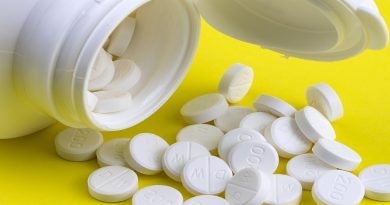 Most Effective Fat Burner Supplements Pills poured out of a pill bottle.
