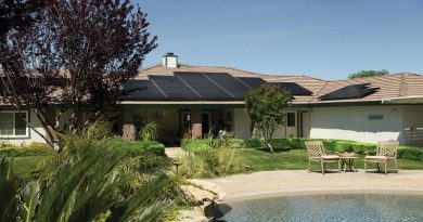Home Solar Panel Solar Panels on a Home Roof