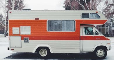 r4 Safety Tips for Women Traveling Solo on Campervans ed and white over cab camper