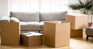 Using the Right Packaging Materials Cardboard packing boxes in living room