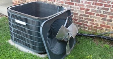 HVAC Unit under repair