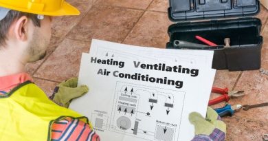 Repairman with hvac documentation